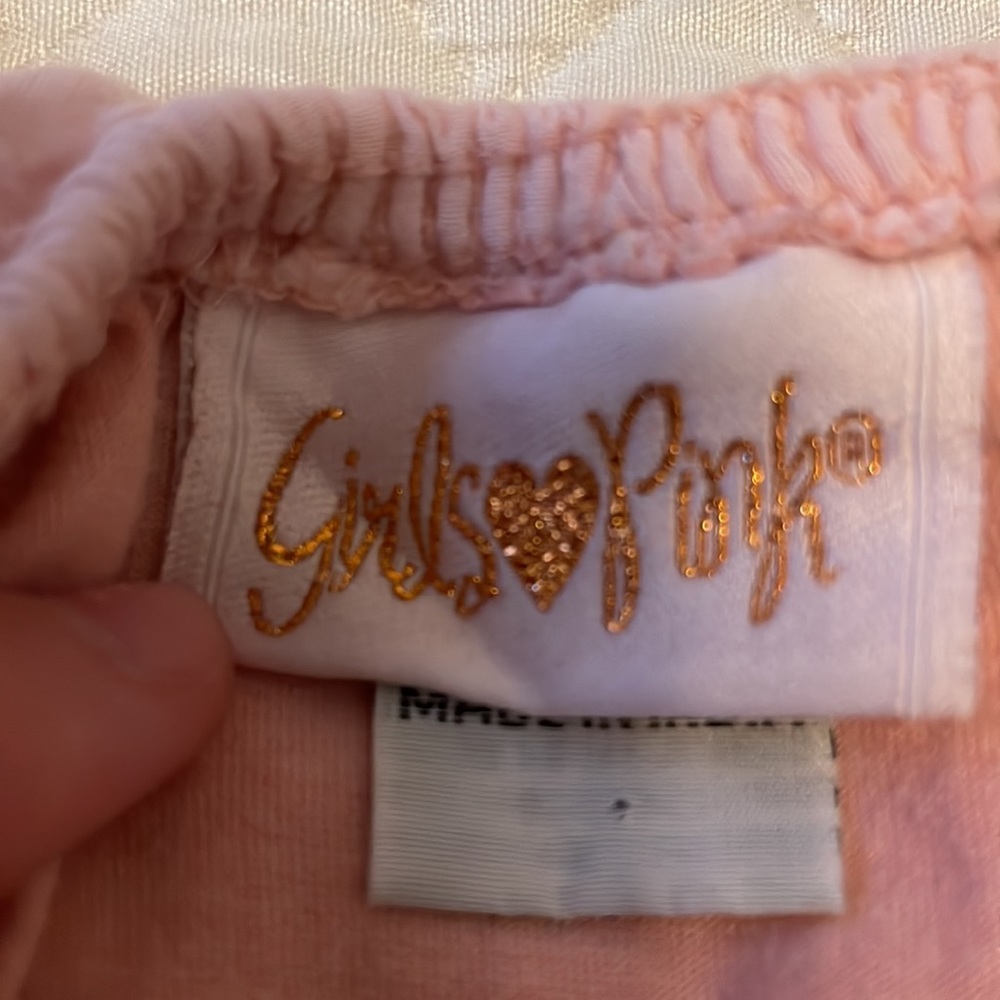 Girls Pink Ruffle Top - Picture 5 of 5